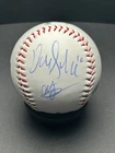 Daniel Schneemann Signed Cleveland Guardians Logo Baseball JSA Witnessed Auto