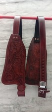 Designer Western Horse Saddle Replacement Leather Fender Pair Set Adult Horse