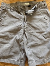 Carhartt Relaxed Fit Canvas Work Shorts Gray Mens 32 B