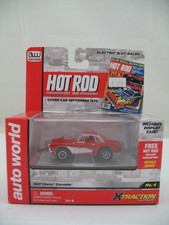 Auto World XTraction Hot Rod HO Slot Car: 1957 Chevy Corvette, MISB