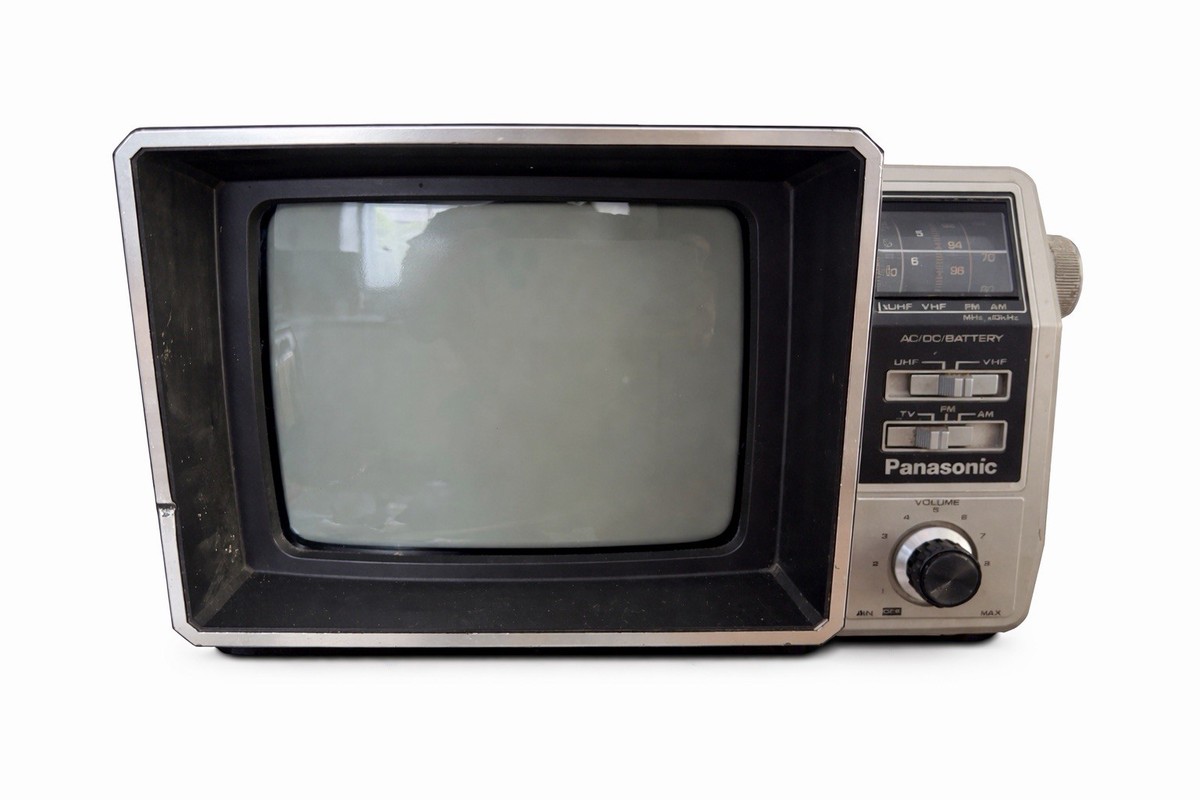 Vintage Panasonic TR-7001T Portable TV (1983) – Retro Design Piece