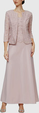 Alex Evenings Lace Jacket & Lace-Top Gown MSRP $229