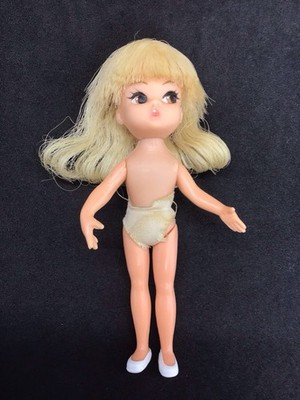1968 Hasbro Dolly Darlings Sunny Day Platinum Blonde Flip Hair Nude