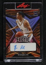 2022-23 Leaf Exotic Tiger Prismatic 6/15 Ryan Rollins #BA-RR1 Auto 3g7