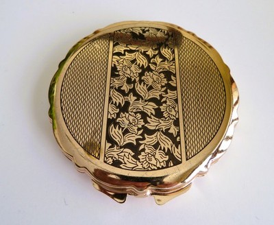 Vintage Elizabeth Arden Compact Mirror Puff Screen EMPTY Japan Very Clean