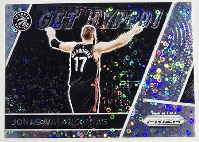 2017-2018 Prizm Get Hyped! Fast Break Disco #GH-JV Jonas Valanciunas Raptors  