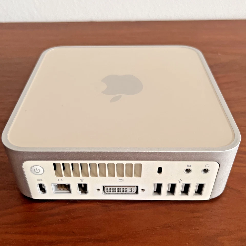 Mac Mini A1176 Core Duo 1.66GHz 60GB HDD 2GB RAM funktionsfähig Mac OS 10.6.3 - Bild 2 von 4