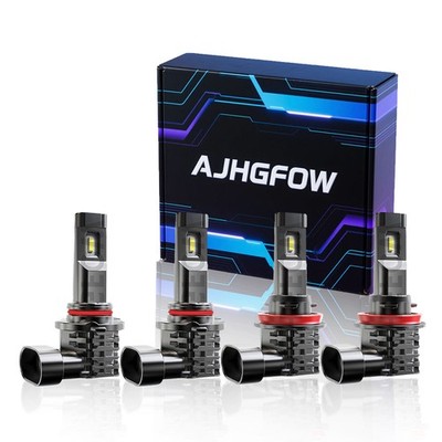 9005 H11 LED Headlight High Low Bulbs Kit For Subaru WRX Sedan 4-Door 2012-2022