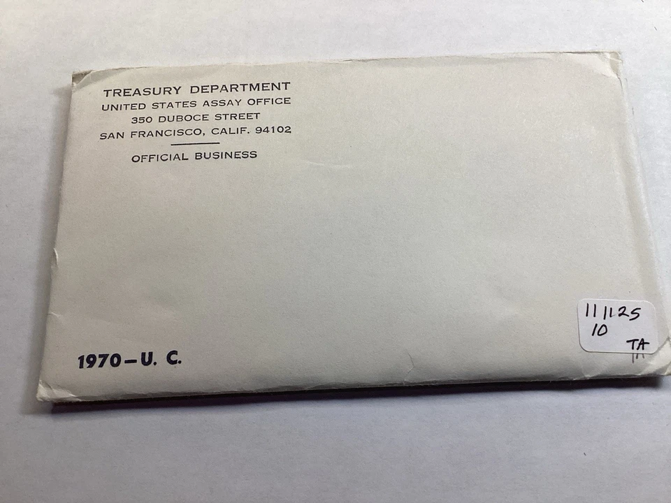 1970 PDS Unopened Uncirculated Mint Set in OGP Silver Denver Kennedy 111125 10ta - Image 2 of 4