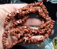 ✨️34" GORGEOUS Goldstone Chip Bead Necklace✨️