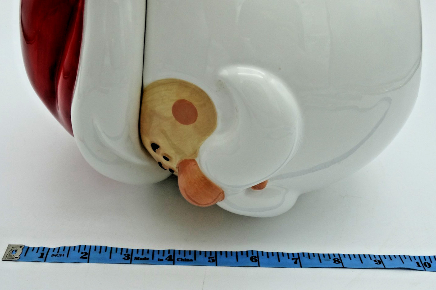 Harry & David Ceramic Santa Clause Cookie Jar Holiday Collection St Nick 10"x 8"