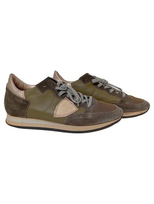 PHILIPPE MODEL Sneaker Low Gr. 39 Olivgrau Damen Schuhe