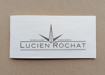 LUCIEN ROCHAT Booklet International Warranty & Service Centers