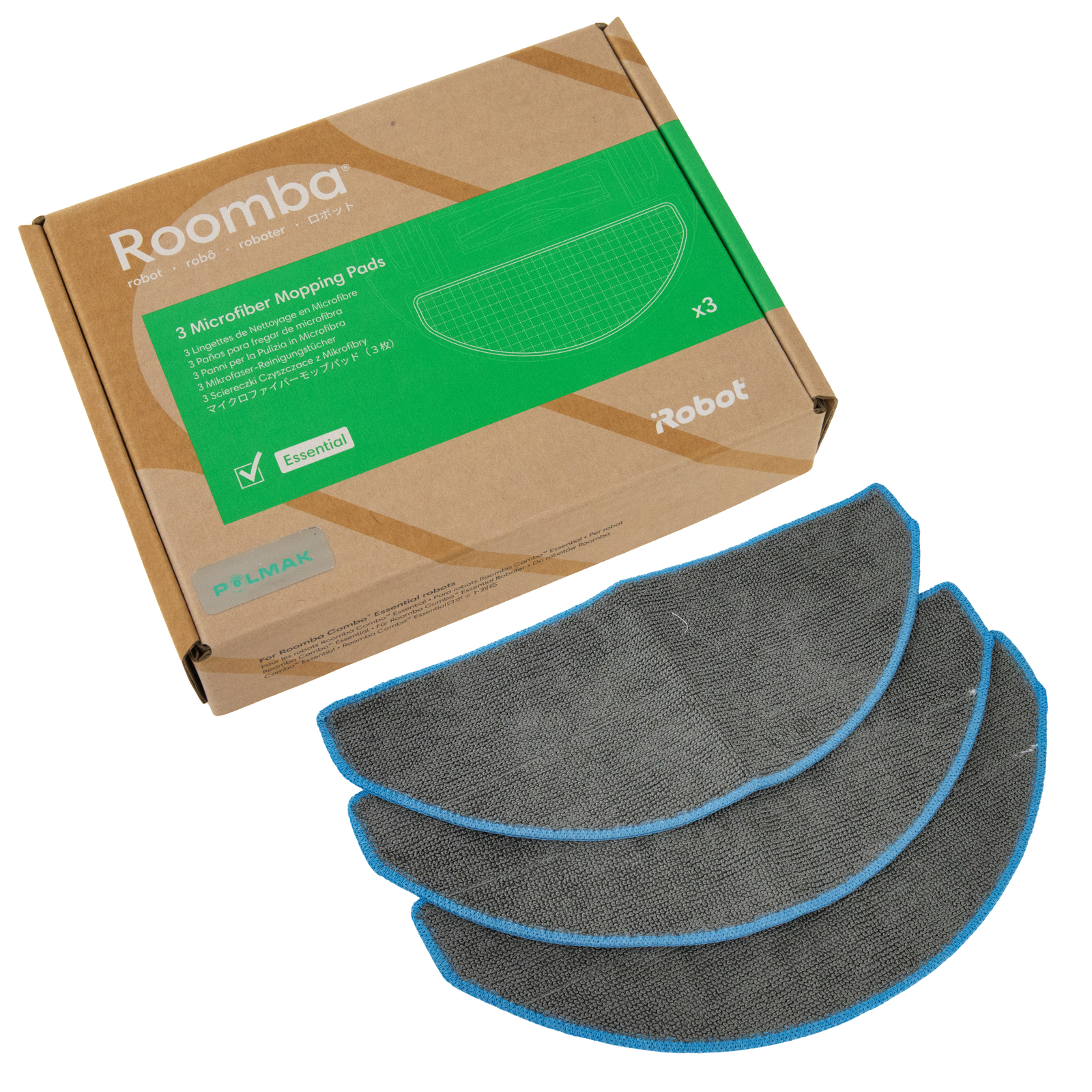 Irobot Grau Roomba Combo Ersatzpads Essential, Staubsauger Roboter Zubehör, - Bild 2