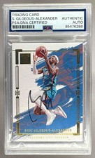 Shai Gilgeous-Alexander 2023 Panini Impeccable #53 Gold /49 PSA AUTH