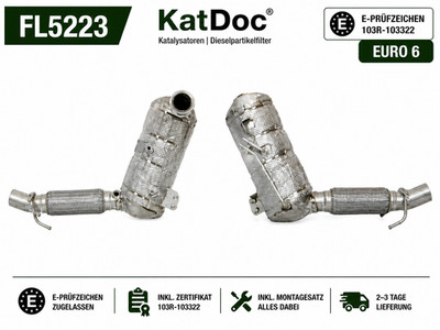   DPF Partikelfilter BMW X1 2er Active Tourer Mini Cooper D Euro 6