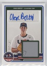 2023 USA Baseball Stars & Stripes Signature Materials Chase Bentley Auto 19l7
