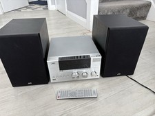 JVC UX-D427S Bluetooth DAB FM CD USB Hi-Fi System Silver Valve Amp 160W Remote