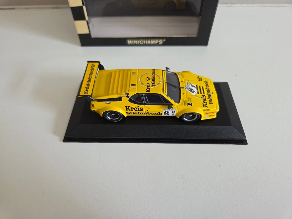 Minichamps 1/43 BMW M1 Procar M. Winkelhock - 1979 - 430792581 - Immagine 3 di 4