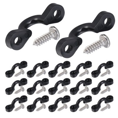  30 Pcs Bungee Deck Loops Kayak Replacement Parts Mount Boat Tie down Anchors