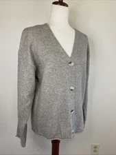 Members Mark Sandy Neutral Button Cardigan. Ladies Medium
