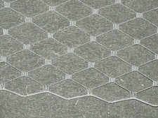 White birdcage bridal wedding veil net over sized hat netting 36" x 9" hat veil