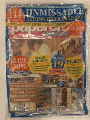 Papercrafts Essentials Magazine Issue 202  2 magazines Sealed value