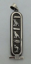 PUT YOUR NAME in hieroglyphic Elegant Sterling Silver CARTOUCH personalize