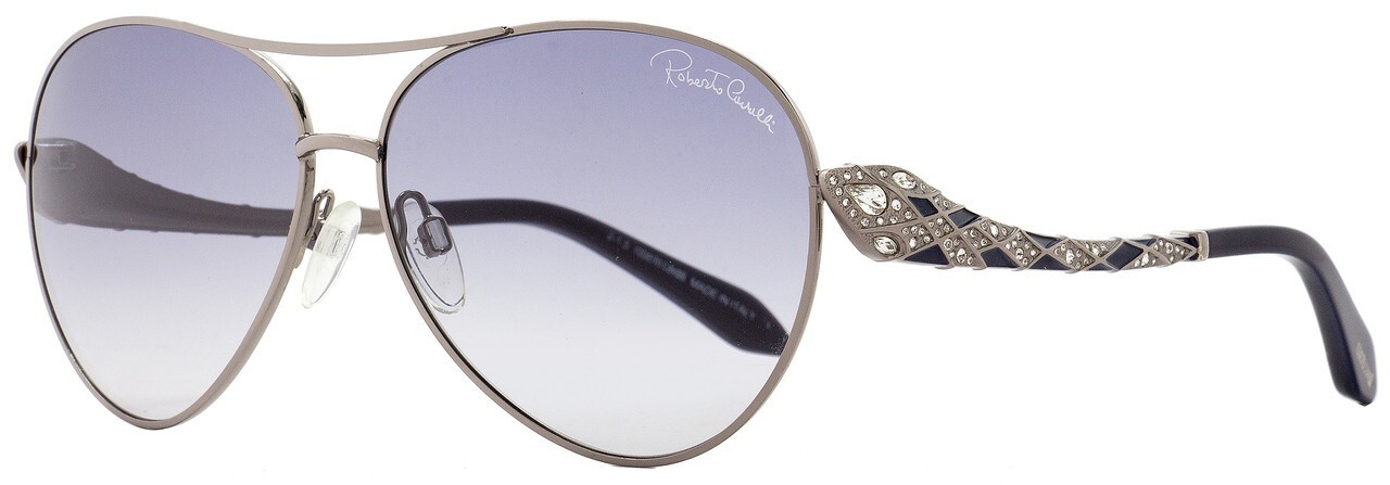 Солнцезащитные очки Roberto Cavalli Muphrid 920S-A 12B Aviator серебристо-голубые 60-13-135 45390₽