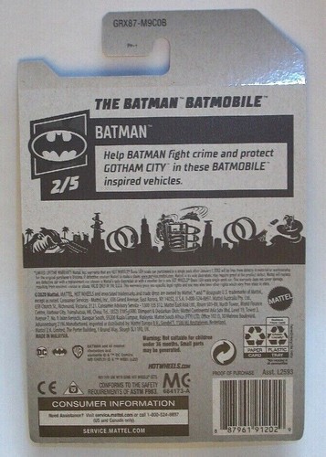 New Hot Wheels BATMAN Vehicles Choice of Animated, Arkham, Classic TV & More - Picture 78 of 94