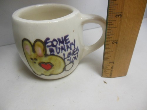 Vintage in Style of Kate Ardencraft Handmade Some Bunny Loves You Cup Mug Arden - Picture 9 of 9