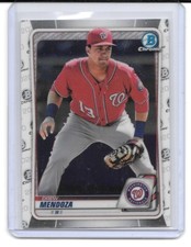 2020 Bowman Chrome Prospects Baseball #BCP71 Drew Mendoza RC (Nationals)