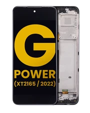 LCD Assembly With Frame Compatible For Motorola Moto G Power (XT2165 / 2022)