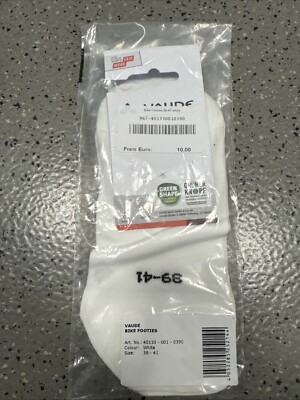 VAUDE Bike Footies Füßlinge 39-41 weiß