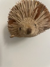 Hedgehog Wood Figure or Hanging Ornament Handmade
