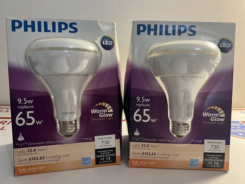 Philips Dimmable LED Light Bulb BR30 Indoor 9.5W 65W equivalent Soft White