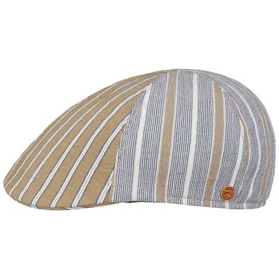 MAYSER Paddy Two Stripes Cotton Flatcap Schirmmütze Schiebermütze Mützen