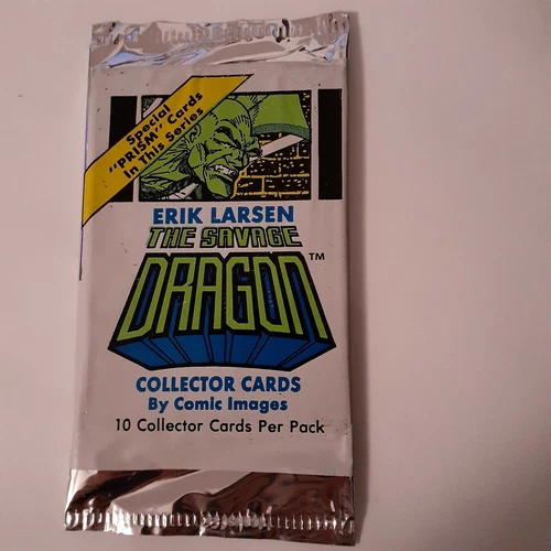 Vtg Pack Erik Larsen The Savage Dragon Collector Trading Cards Comic Images