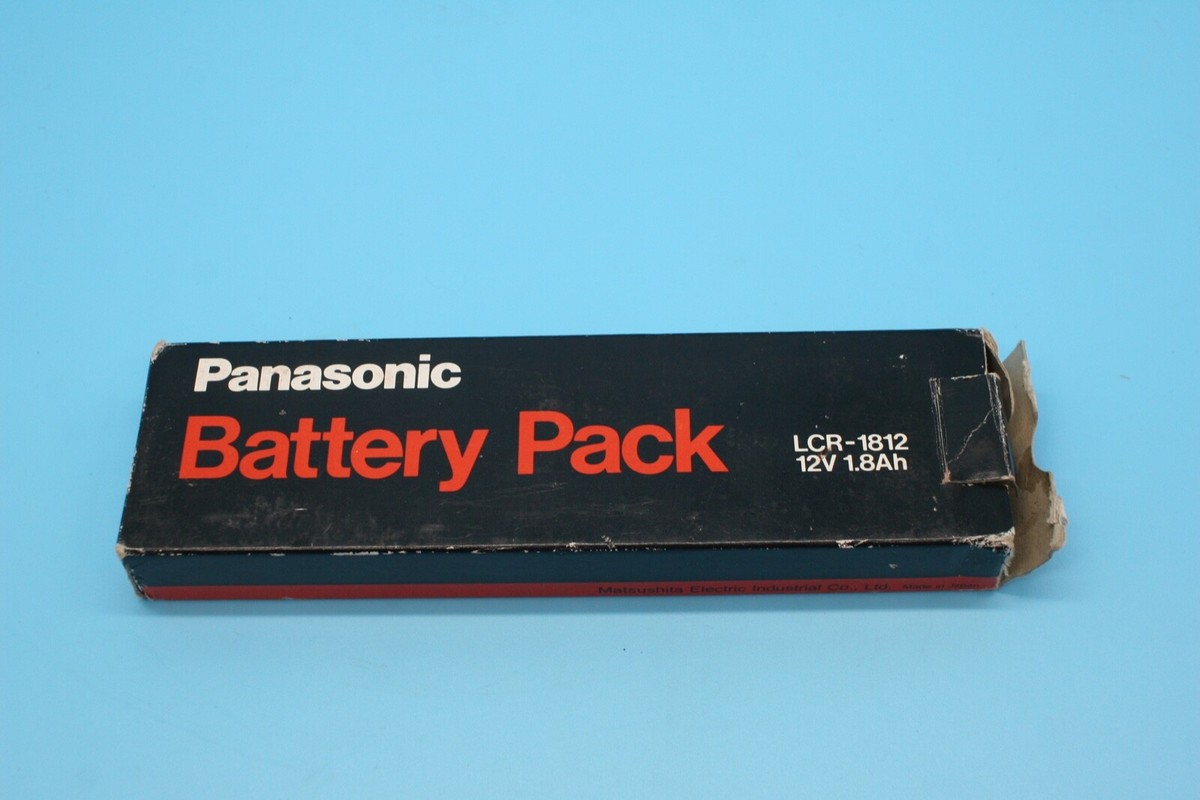 Vintage Panasonic LCR-1812P 12V 1.8 Ah Battery Pack | eBay