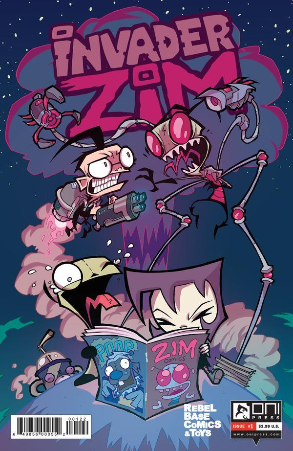 INVADER ZIM #1 Oni Press REBEL BASE COMICS Variant Enter the