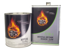 High Teck HFP150 GM WA8624 Frost White Basecoat Paint Gallon & Slow Reducer