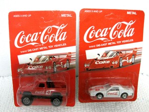coca cola die cast metal toy vehicles