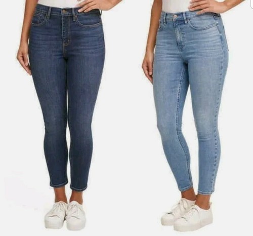 Calvin Klein Ladies’ High-Rise Ankle Stretch Skinny Blue Jean 27" Inseam Stretch - 第 2/22 張圖片