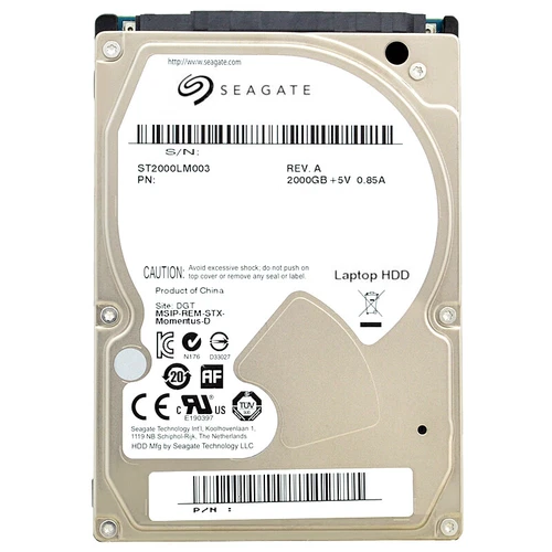 Seagate Samsung Spinpoint M9T ST2000LM003 Internal Hard Drive - Thumbnail 3