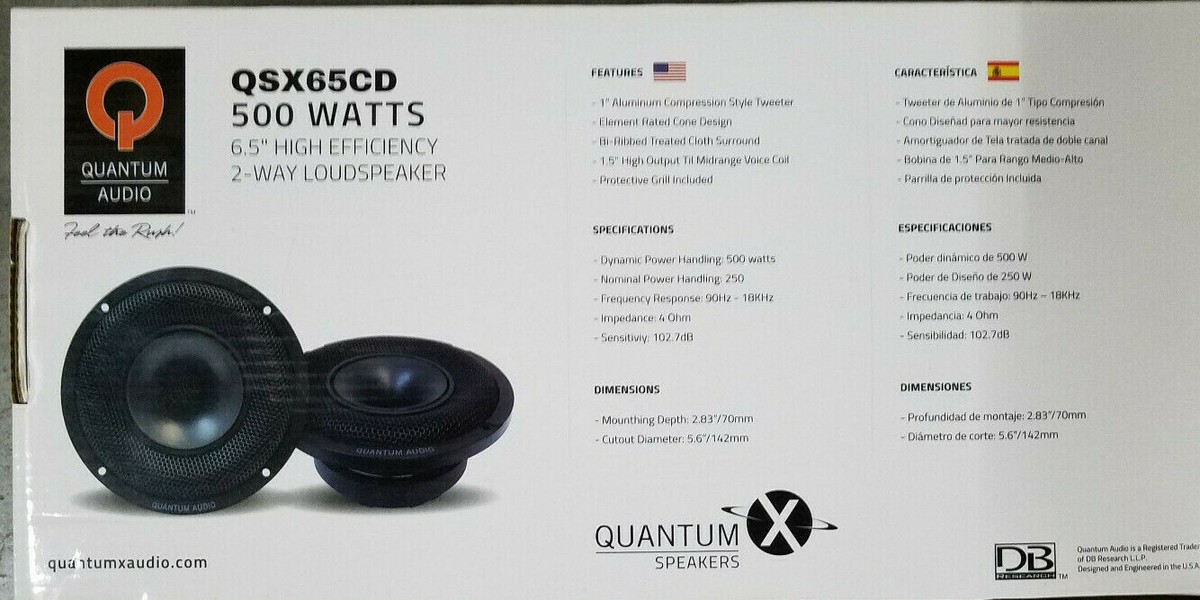 New Quantum QSX65CD 6.5 2-Way Stinger SPX3502 Package Harley New Quantum QSX65CD 6.5 2-Way Stinger SPX3502 Package Harley