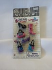 NEW /NOS (Vintage 2012) Scribble Stuff PURSES & SHOES 6 Pack Puzzle Erasers Set