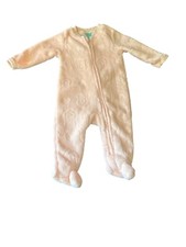 Disney Baby Winnie The Pooh Plush Footed Pajamas 6/9M 100 Polyester Pink