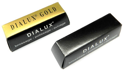 Dialux Gold and Black High Luster Polishing Compound for Gold & Silver Jewelry