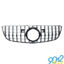 F&uuml;r Mercedes GT Look K&uuml;hlergrill GLS X166 W166 Gl&auml;nzend Schwarz K&uuml;hlergrill