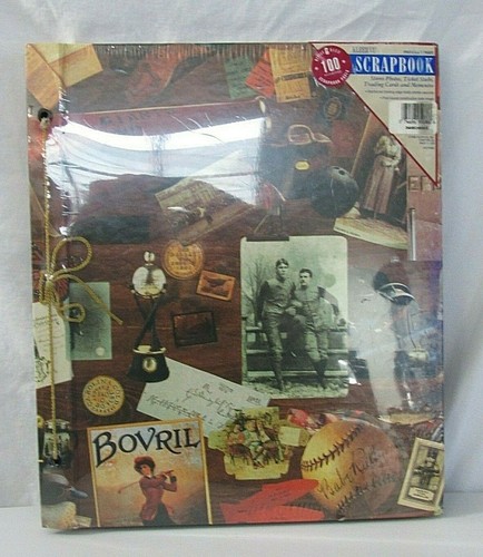 KLEER VVU OVERSIZED VINTAGE TRAVEL COLLAGE MEMENTO SCRAPBOOK ALBUM 14.5" X 12.5" - Picture 4 of 11